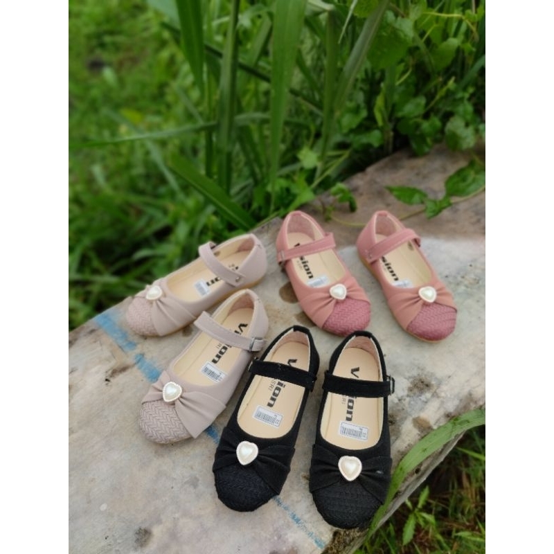 khainuna flats shoes kombinasi model kipas size 22-25 26-30