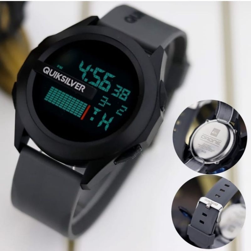 LEBIH KEREN COD/JAM TANGAN PRIA DIGITAL RUBBER TAHAN AIR/JAM TANGAN COWOK QUICKSILVER TERLARIS
