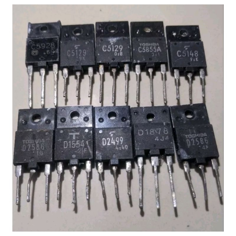 TRANSISTOR REGULATOR & HORIZONTAL ORIGINAL CABUTAN TV