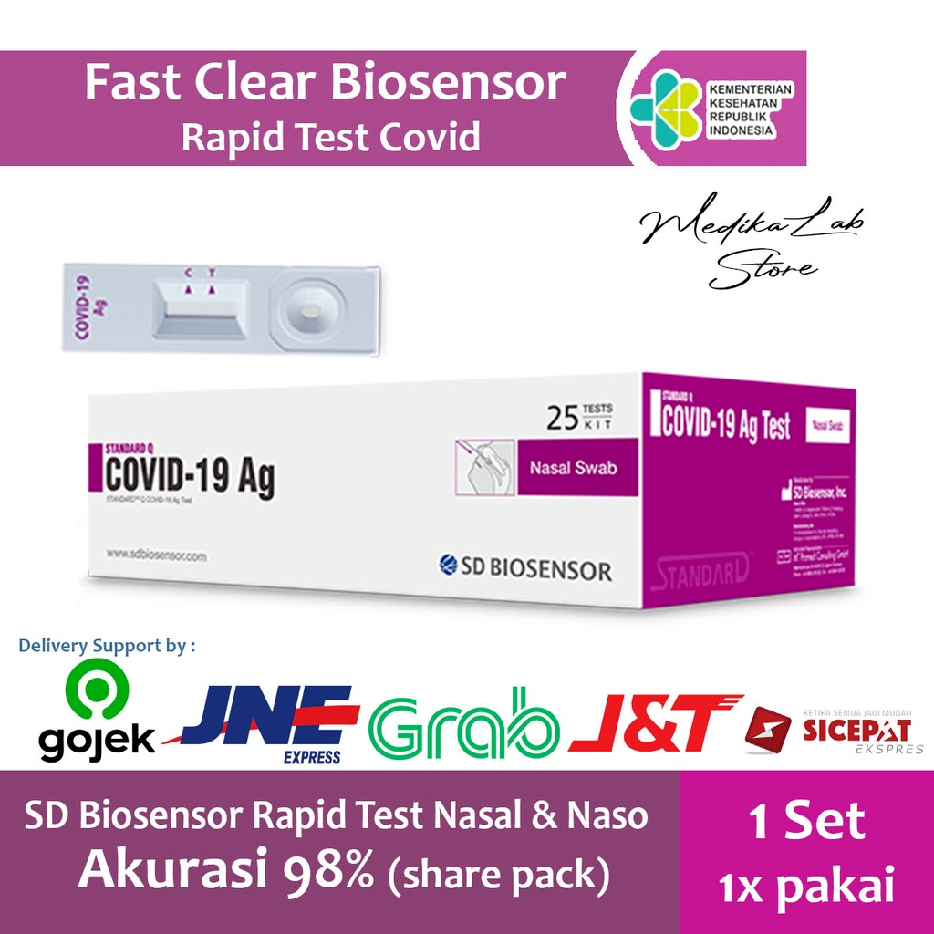 Antigen Nasal Biosensor Fastclear (2cm) | Medikalab Original