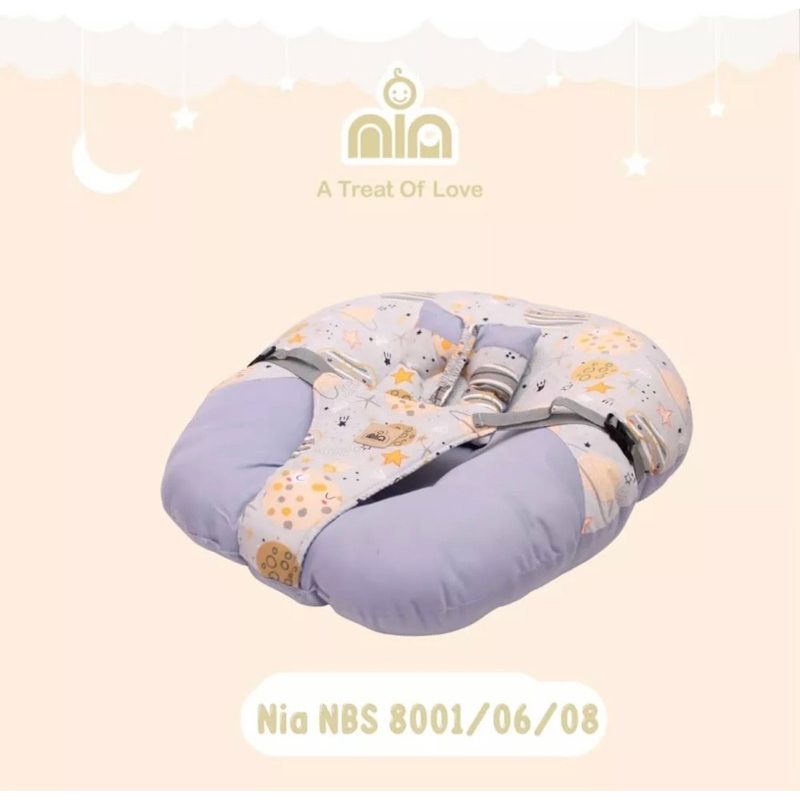 NIA BABY SOFA BAYI EARTH SERIES - SOFA BAYI DENGAN BANTAL NIA NBS8008