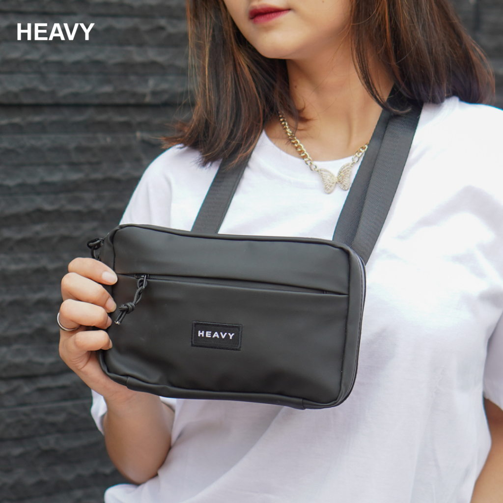 Heavy Clutch Bag Premium Waterproof | Pouch Bag Heavy Pria dan Wanita | Handbag Elegan