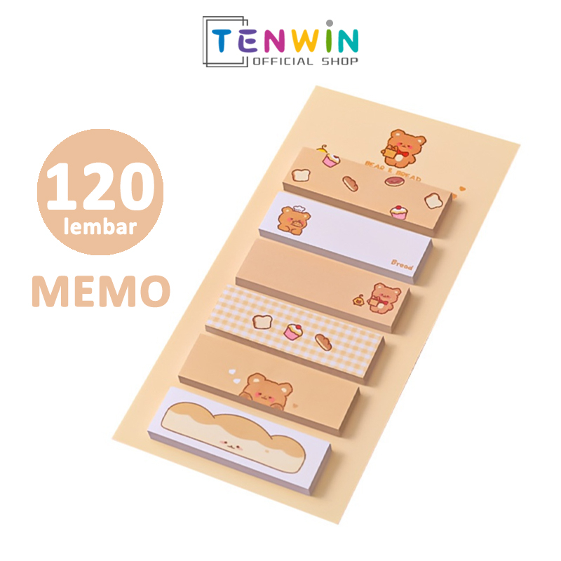

MEMO Sticky notes Post-it 120 lembar/Buku-Tenwin
