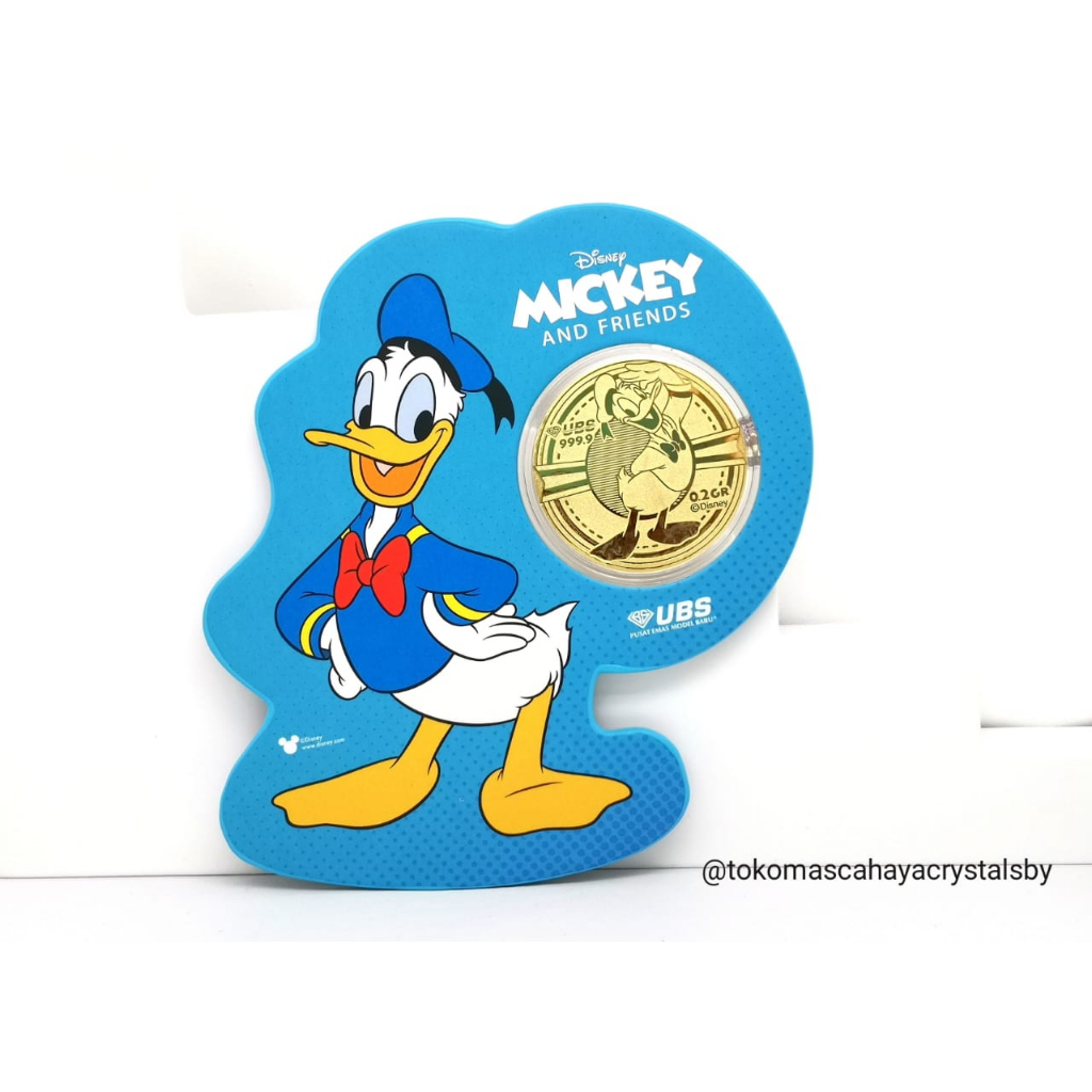 UBS Disney Emas Logam Mulia LM 0.2 gr gram 24k