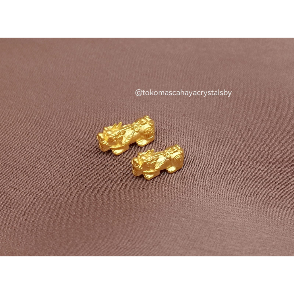 Charm Jilin / Dragon / Naga / pixiu Emas Kadar 24k HK Hongkong 999.9% 9999