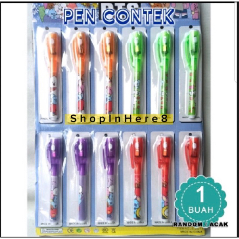 

Pulpen Contek Light UV Invisible Pen