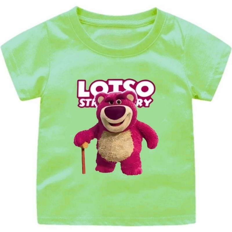 Baju Kaos Anak Cewek-Cowok PINKY BEAR 1-13 TAHUN/Remaja/Dewasa