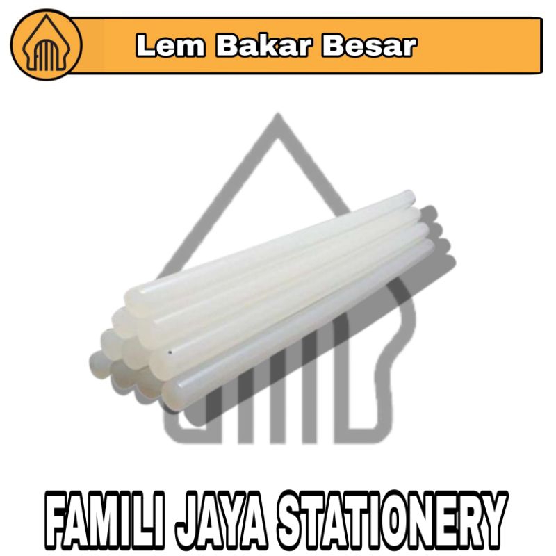 

Isi Lem Tembak Glue Stick Refill Gun Sticks Hot Melt Lilin Bening Cair Panjang 20cm Besar