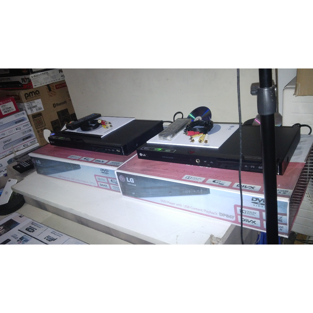 DVD PLAYER LG DP542 USB & DP 547 USB KARAOKE EX DISPLAY PAMERAN DI RUANG TERTUTUP
