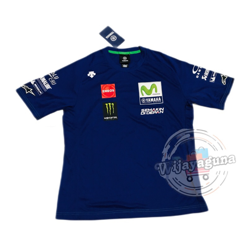 Kaos T-Shirt dan Polo Shirt Yamaha Original Movistar
