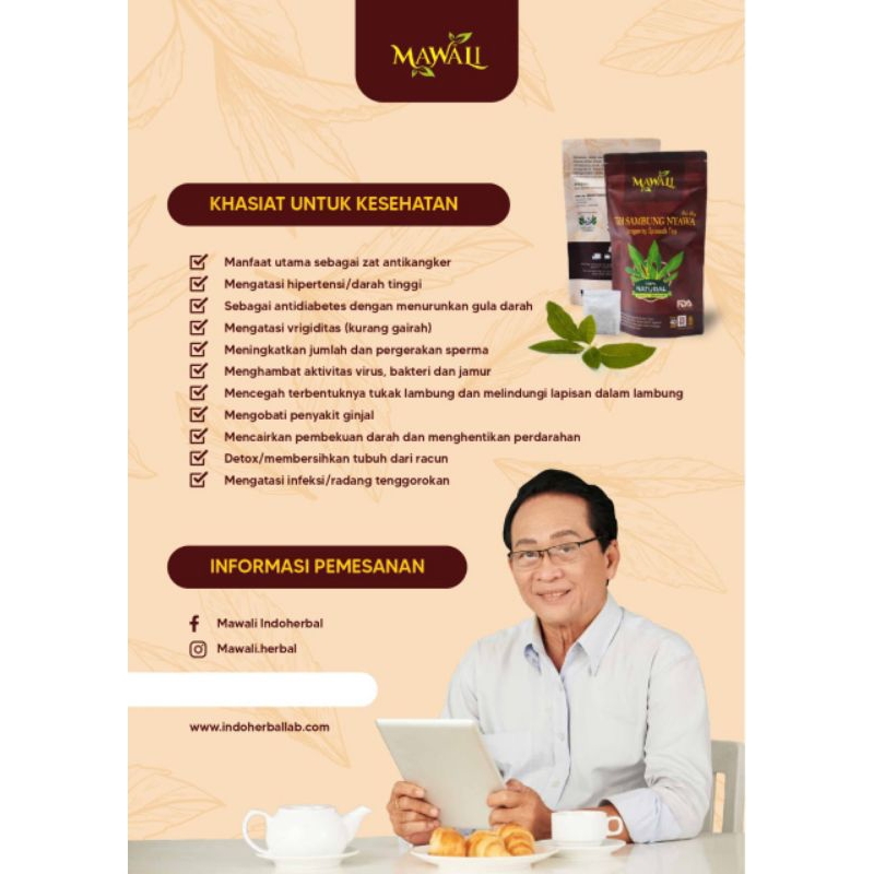 TEH HERBAL SAMBUNG NYAWA MAWALI TEH TERBAL DAUN KELOR TEH HERBAL ROSELLA TEH HERBAL SLIMMING TEA MAWALI