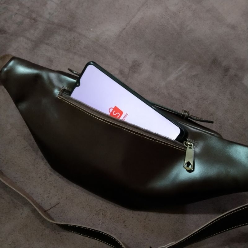 WAIST BAG TAS KULIT SAPI ASLI