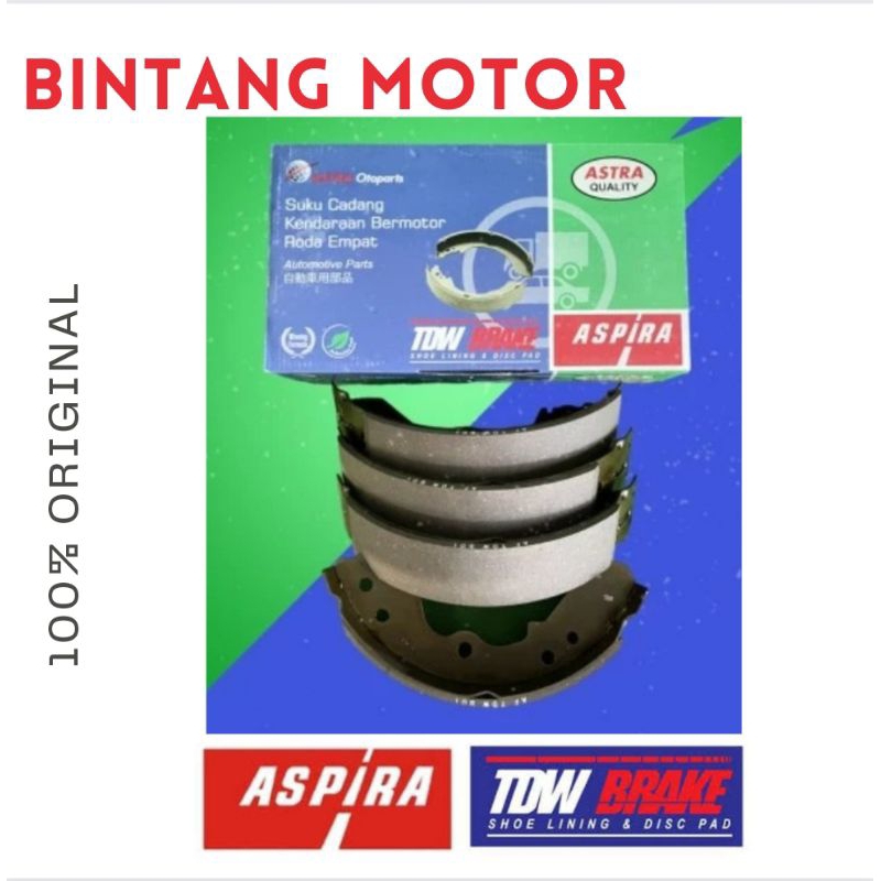 Kampas Rem Belakang Panther TDW