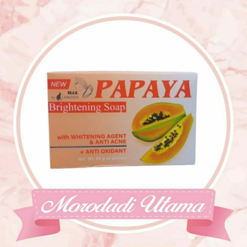 SABUN R&amp;L PAPAYA BY AMOSYS 90GR