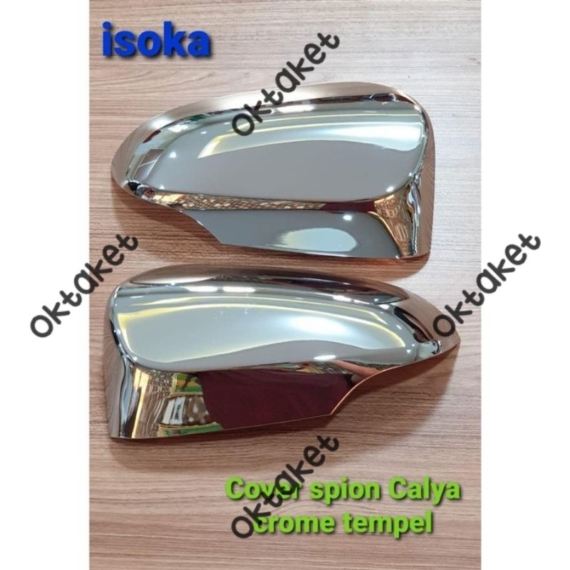 cover spion calya sigra 2016 2018 2019 2020 2023 Hitam Chrome Carbontivo