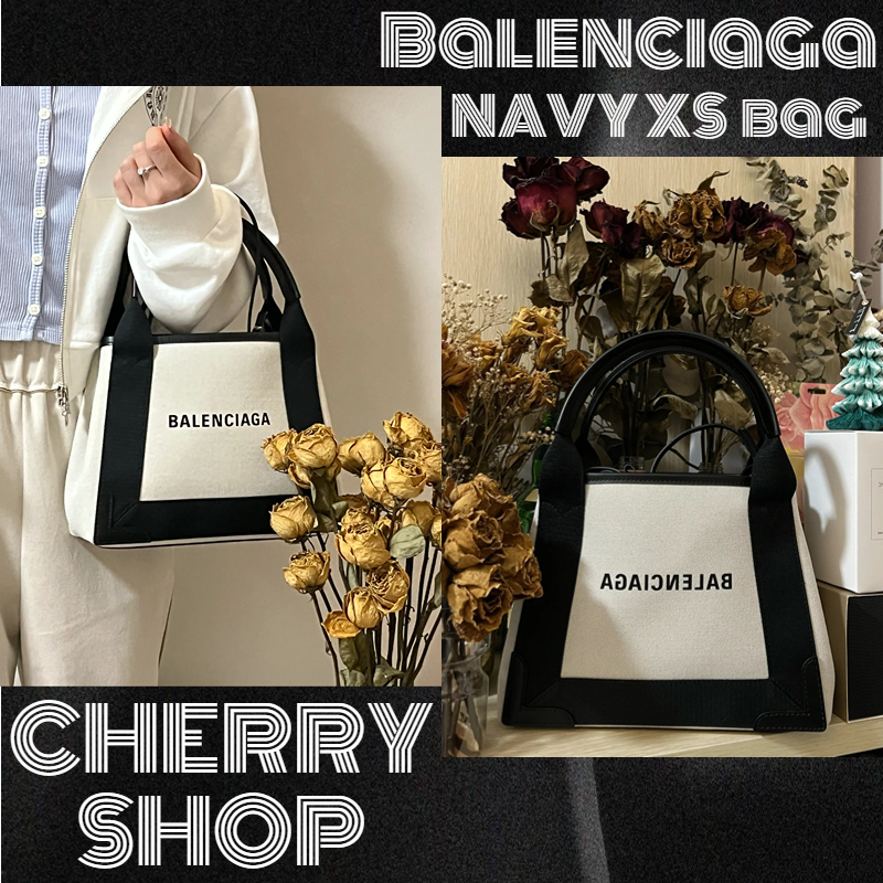 100%✨ Balenciaga NAVY XS TOTE BAG SMALL&SMALL CABAS