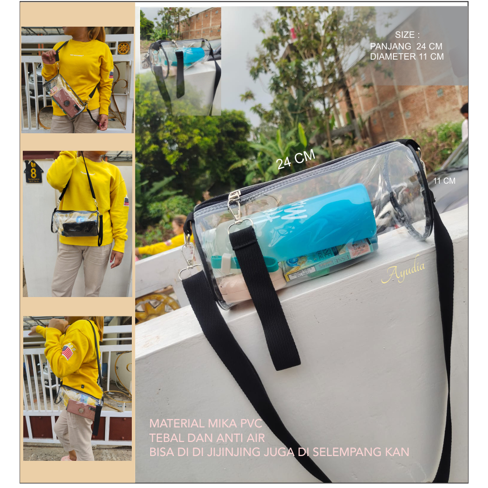 slingbag mika pvc konser