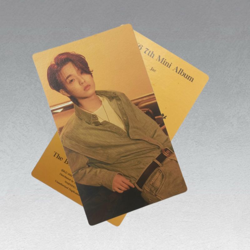 Message Card MC DAY6 Jae Negentropy Official