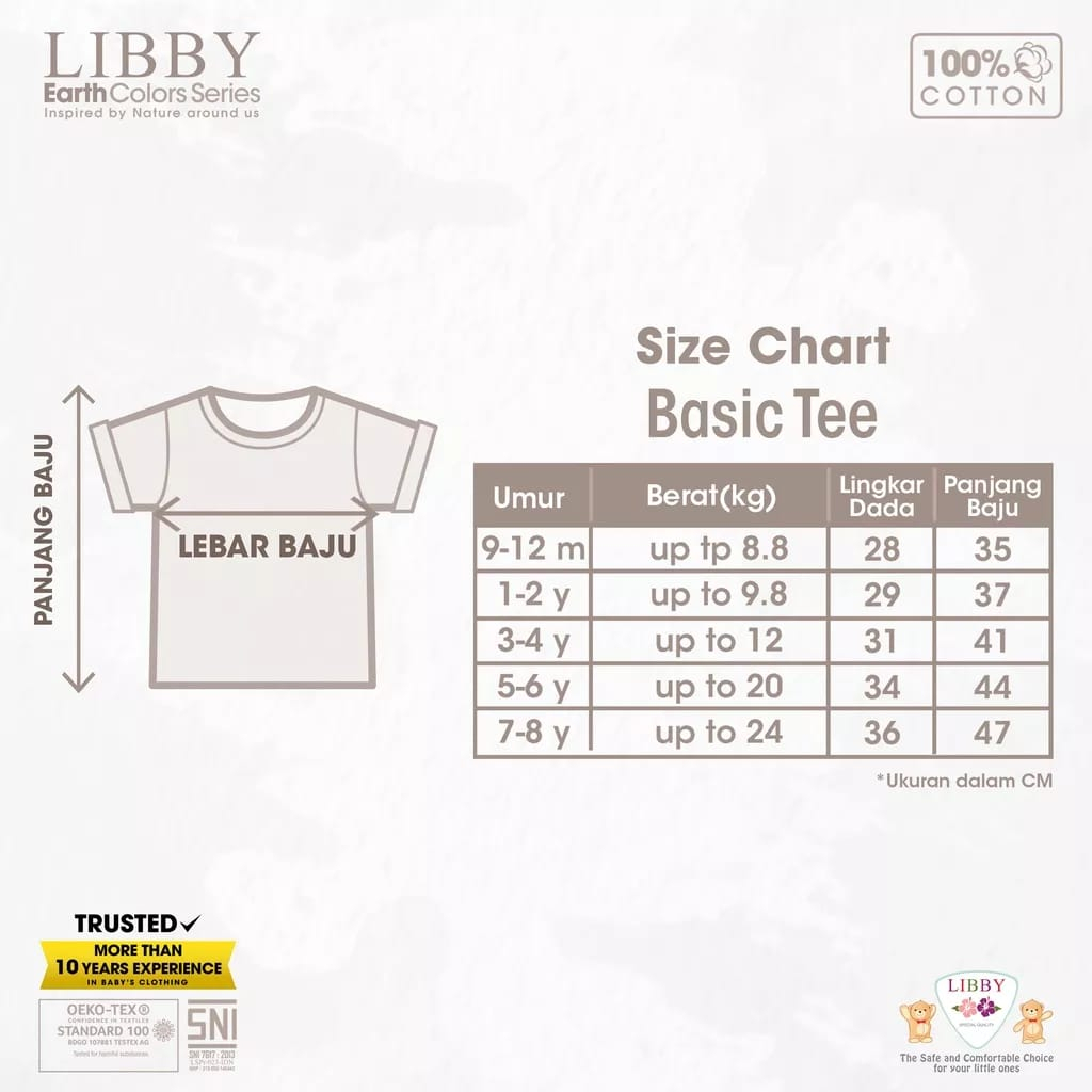 Libby Basic tee earth color