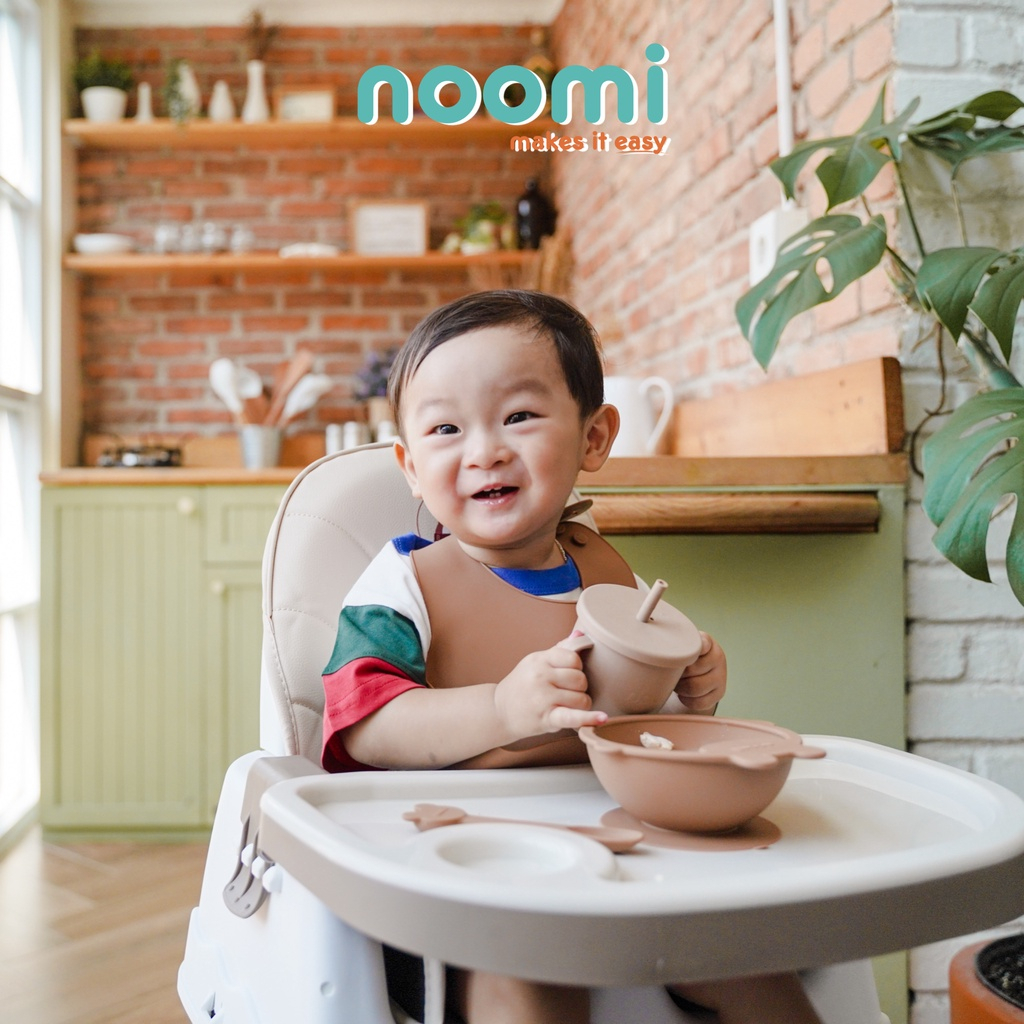 Noomi - Silicone Sippy And Snack Cup - Gelas Minum Anak Anti Tumpah