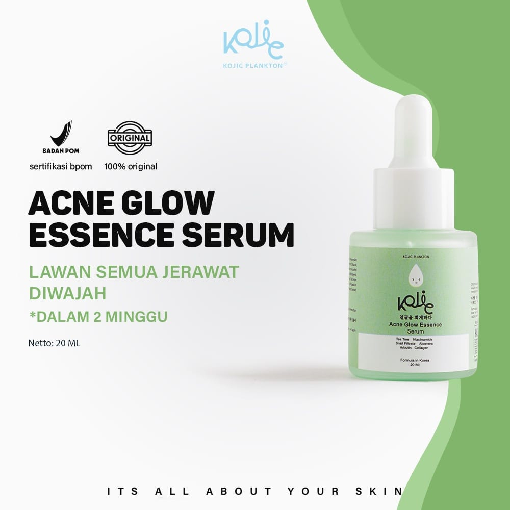 Serum White Glow Essence |Acne Glow Essence |  SERUM PEELING GLOW by Kojic Plankton