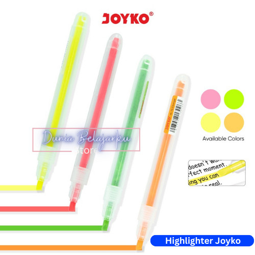

Highlighter Penanda Berwarna Joyko HL-73 ~ 76 - HL-73 / Stabilo Joyko