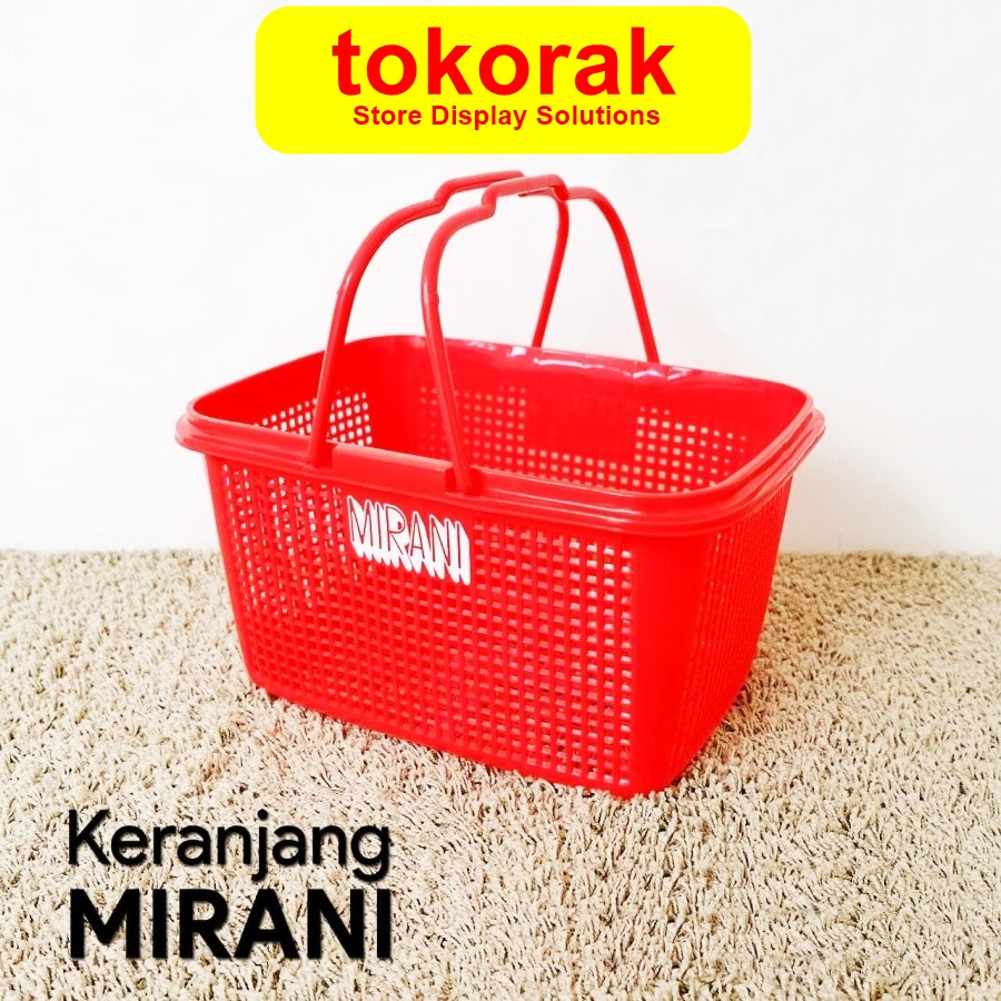 KERANJANG BELANJA MIRANI MINIMARKET SUPERMARKET SWALAYAN PER 1 PCS