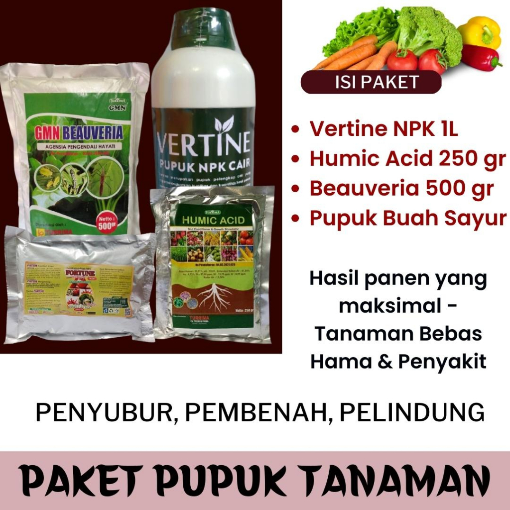 Pupuk Booster Perangsang Buah Pisang, Paket Hemat Obat Pisang Anti Layu dan Busuk