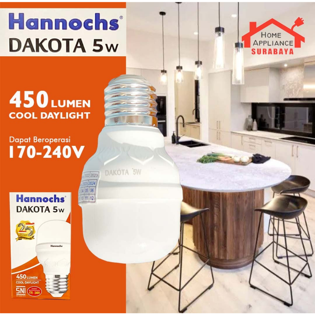 HANNOCHS DAKOTA Lampu LED Kapsul Cahaya Putih 5W - 48W / 5 - 48 Watt