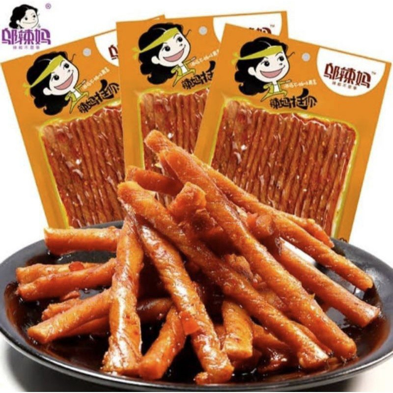 (HALAL) Wulama Latiao Spicy Tofu Snack Cemilan Pedas Cina Original