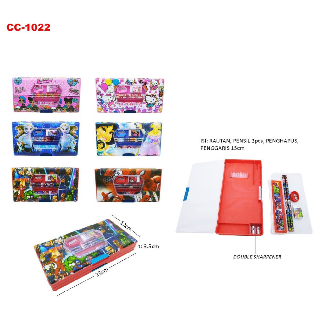 

kotak pensil magnet/pencil case magnet CC-1022