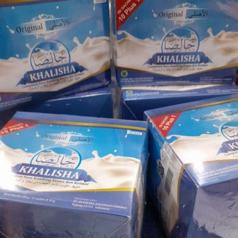 

Susu Kambing Khalisa isi 11 sachet