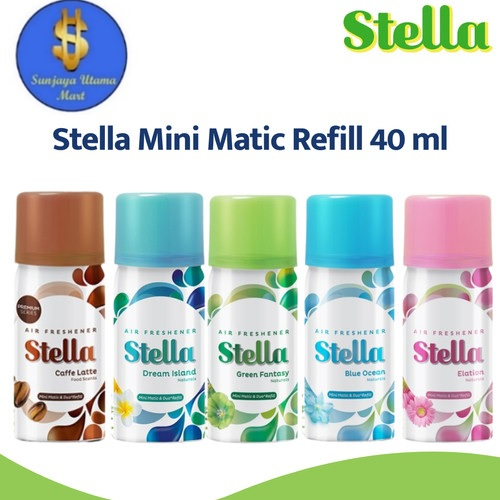 Pengharum Ruangan Stella Matic Mini 40ml Refill-Stella Refill Matic Mini