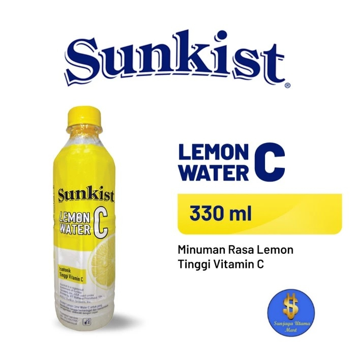 

Sunkist Lemon Water C Isotonik Tinggi Vitamin C 330 ml