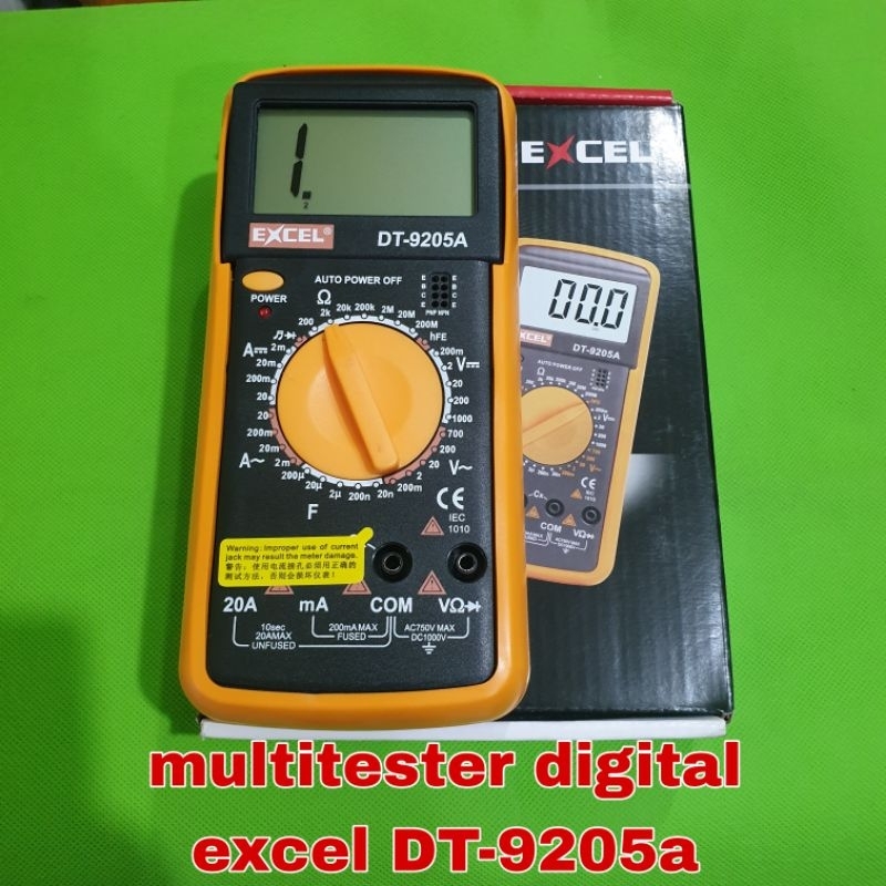 multi tester multi meter digital DT- 9205a/vc9205a