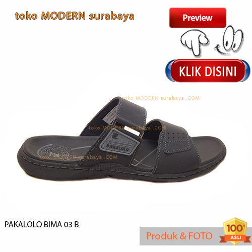 Sandal pria casual sandal sopan slide PAKALOLO BIMA 03