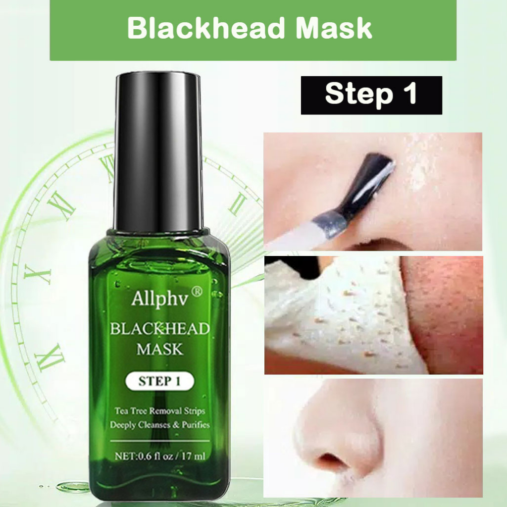 【 BPOM】Allphv masker komedo Varian STEP 1 Pengangkat Komedo penghilang komedo &amp; STEP 2 Pore Serum