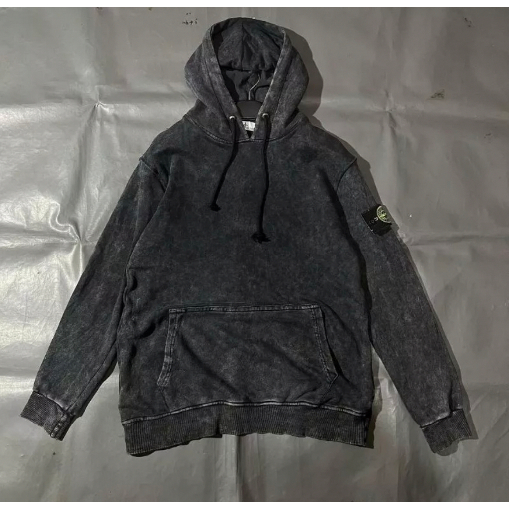 Jaket hoodie washed SI premium / Sweater hoodie washing unisex / jaket hoodie pulau batu washed