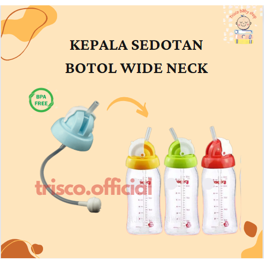 Sedotan untuk Pigeon Wide Neck Head Straw diameter 5.0 cm