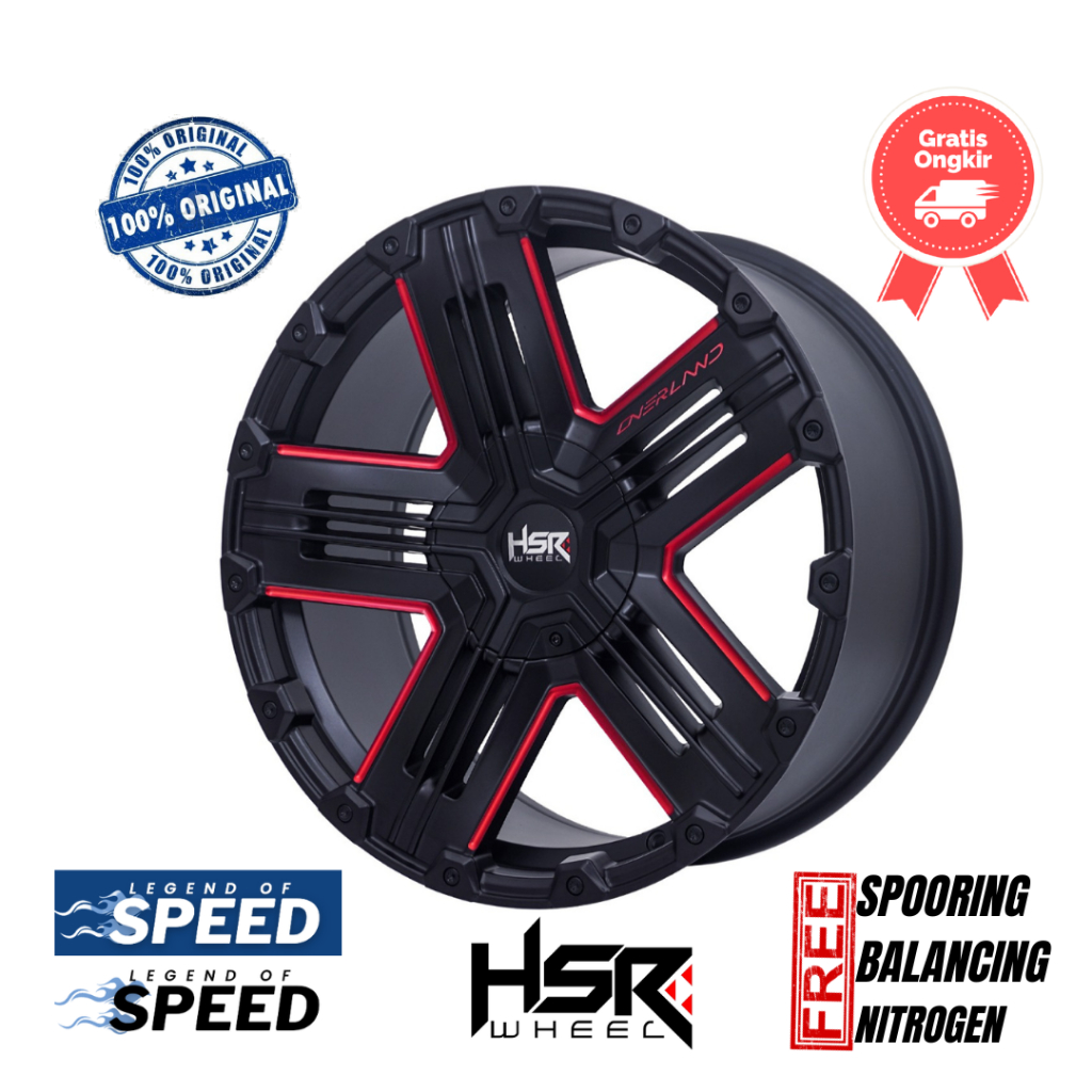 Velg HSR Ring 20 Overland( Fortuner, Pajero, Hillux, Navara, Everest Dll )