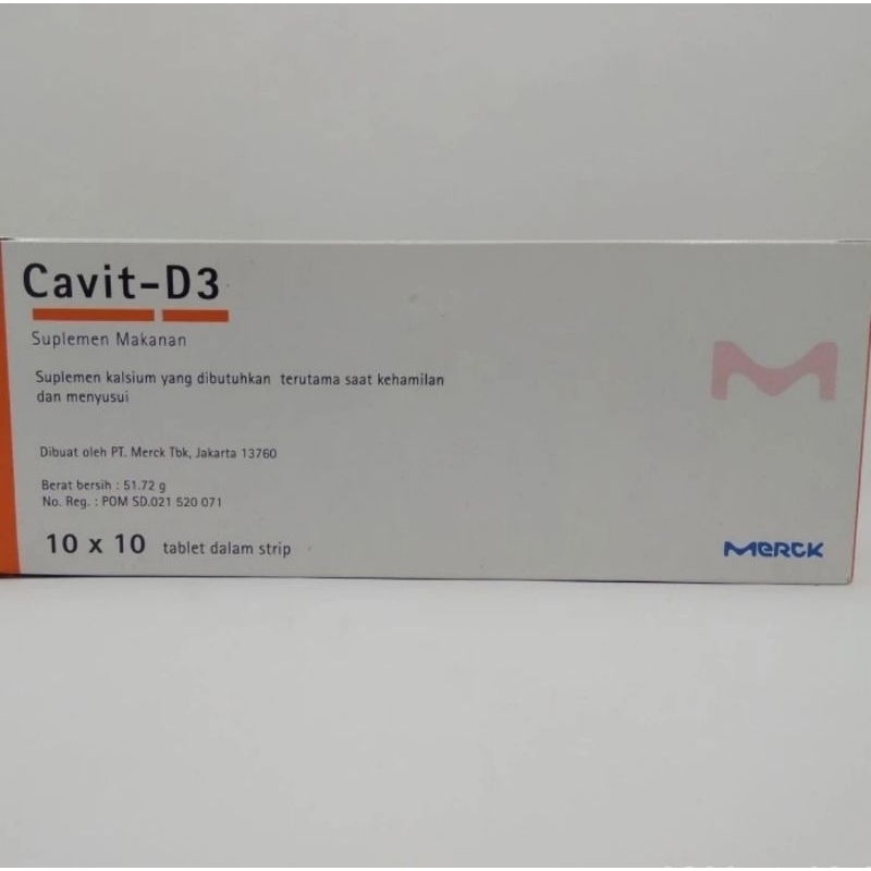 cavit D3 suplemen makanan