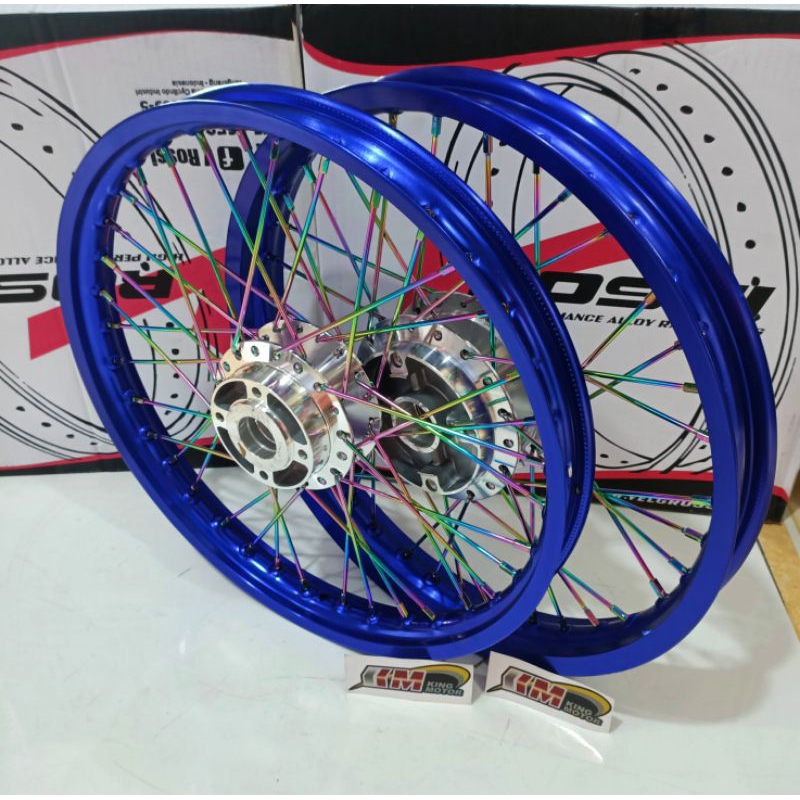 Paketan Velg Jari Jari Ring 17 Velg Mx New 135 Mx new Double disc