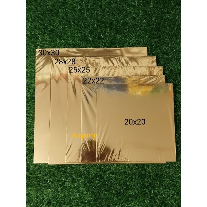 Tatakan Kue Ulang Tahun / Alas Kue Tart Gold