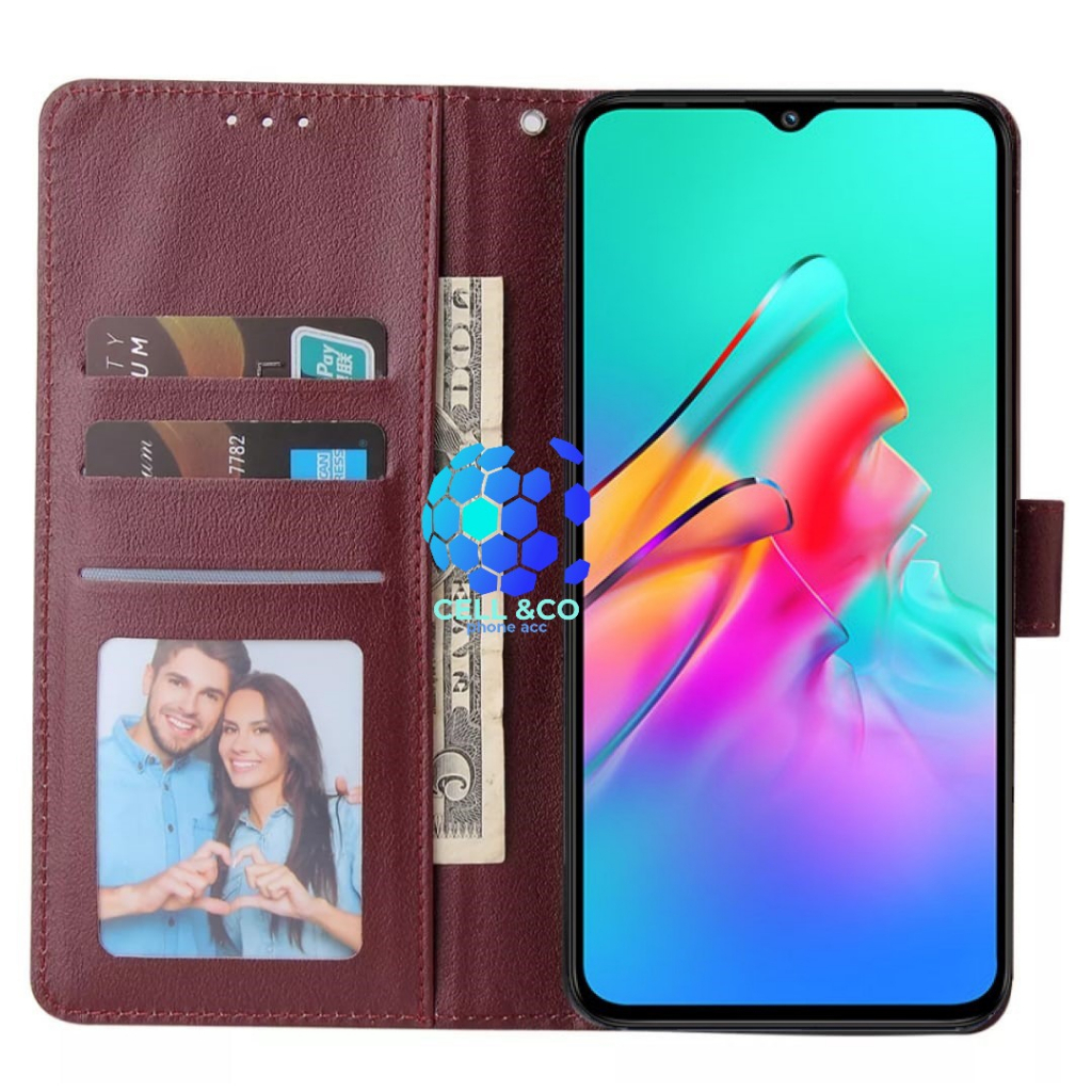 FLIP COVER SAMSUNG GALAXY M14 LEATHER WALLET PREMIUM FLIP CASE BUKA TUTUP KESING HP CASING FLIP CASE WALLET