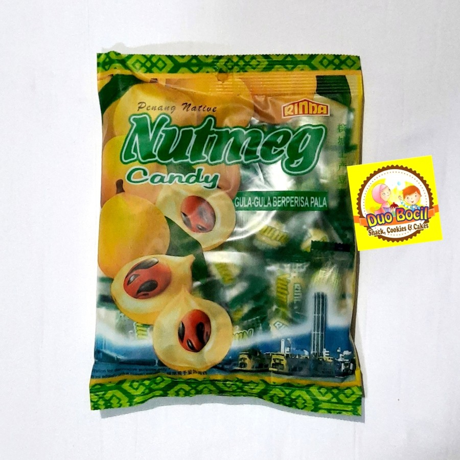 

Permen Rasa Buah Pala Nutmeg 200 Gram - Duo Bocil Snack