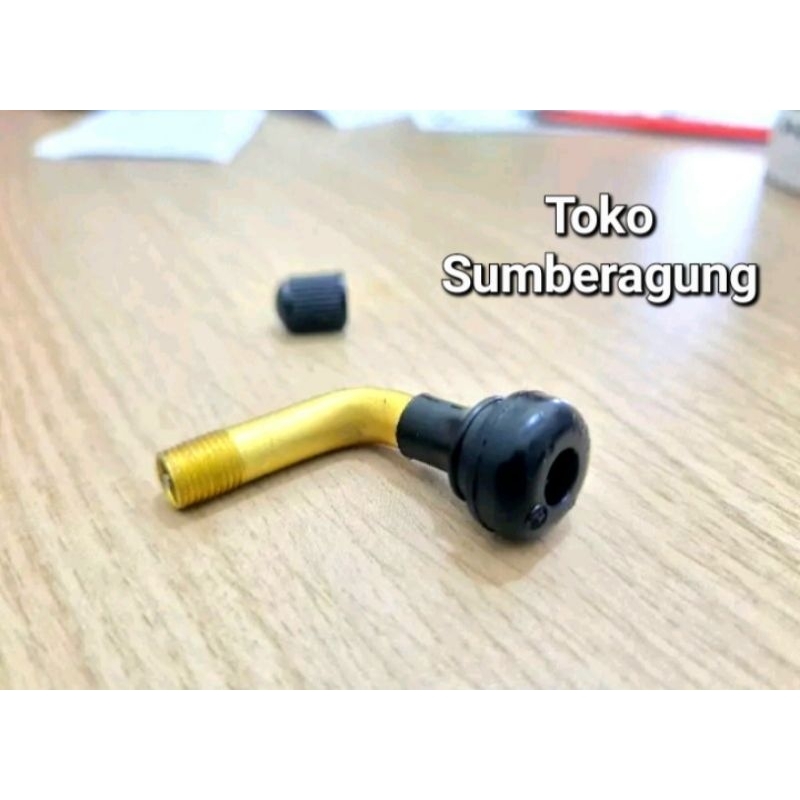 Pentil tubles sepeda listrik model bengkok pentil tubles sepeda ces dop tubles sepeda listrik cop tu