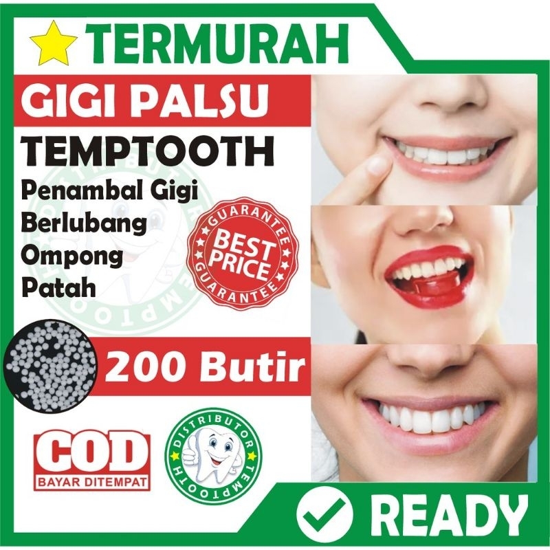 200 BUTIR PENAMBAL GIGI OMPONG