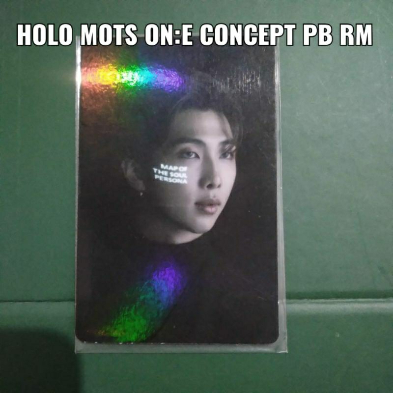 Official Photocard (PC) MOTS ON:E CONCEPT PB HOLO NAMJOON(RM) BTS DAMAGE