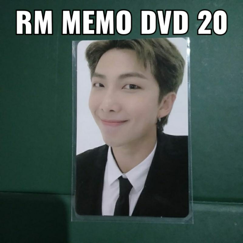 Official Photocard (PC) Memo DVD 2020 NAMJOON(RM) BTS