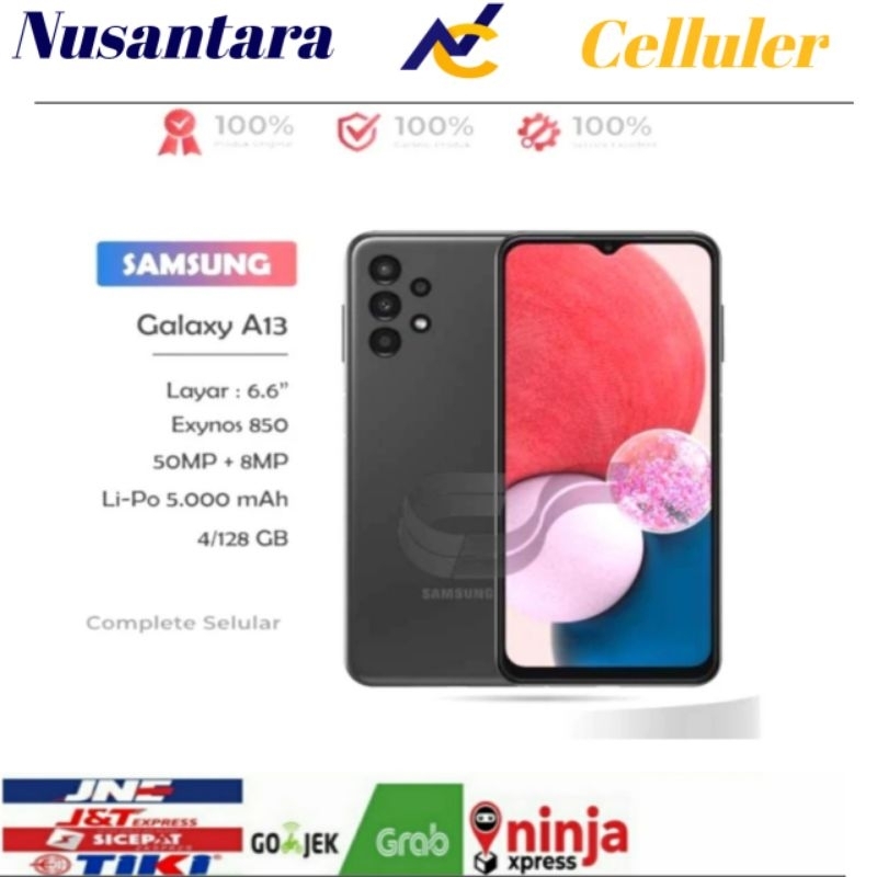 HP SAMSUNG GALAXY A13 RAM 4 GB ROM 128 GB [Samsung A13 4/128 GB] Garansi Resmi